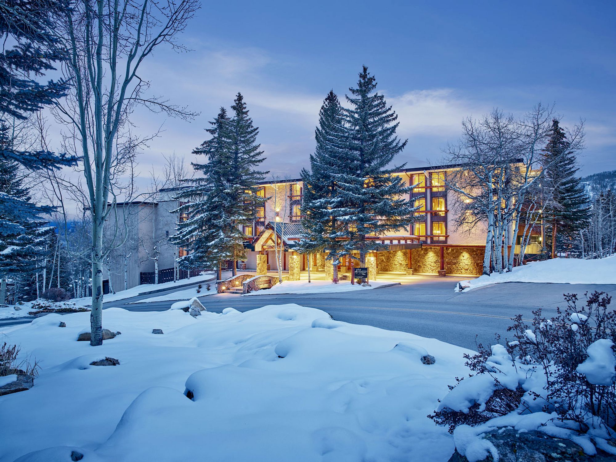 Stonebridge Inn extérieur hiver